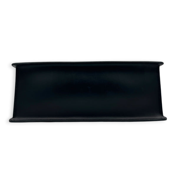 Bamboo Lilith Top Handle Bag in Calfskin, Gold hardware