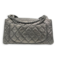 Double Vintage 2.55 Silver Shoulder Bag in Lambskin, Silver hardware