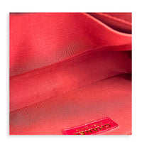 Boy Shoulder Bag Red in Lambskin, Gold hardware
