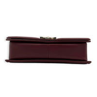 Boy Shoulder Bag Red in Lambskin, Gold hardware