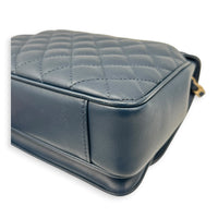 Lovely Square Shoulder Bag Blue in Lambskin, Gold hardware