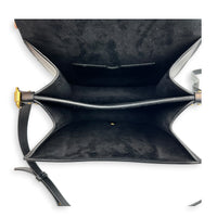 Bobby Frame Shoulder Bag Black in Calfskin, Gold hardware