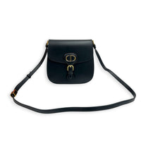 Bobby Frame Shoulder Bag Black in Calfskin, Gold hardware
