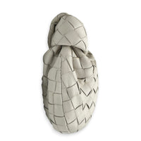 Jodie Top Handle Bag White in Lambskin, Gold hardware