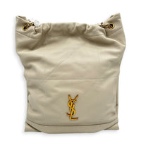 Jamie Pochon Shoulder Bag White in Lambskin, Gold hardware