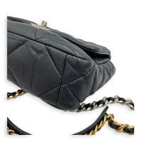 C19 Shoulder Bag Black in Lambskin, Mixed hardware
