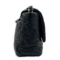 C19 Shoulder Bag Black in Lambskin, Mixed hardware