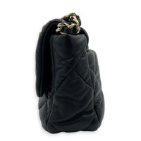 C19 Shoulder Bag Black in Lambskin, Mixed hardware