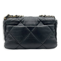 C19 Shoulder Bag Black in Lambskin, Mixed hardware