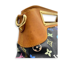 Judy Shoulder Bag Multi-colour in Monogram Coated Canvas, Gold hardware
