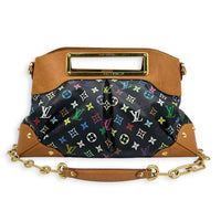 Judy Shoulder Bag Multi-colour in Monogram Coated Canvas, Gold hardware