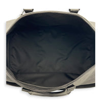 Keepall Bandouliere 50 Black Top Handle Bag in Taurillon Leather, Black hardware