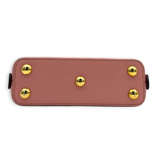 Horsebit 1955 Top Handle Bag Red in Calfskin, Gold hardware