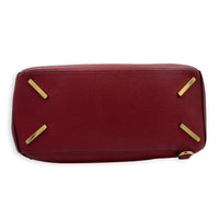 Puzzle Shoulder Bag Red in Calfskin, Gold hardware