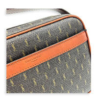 Le Monogram Shoulder Bag Brown in Coated Canvas, Gold hardware