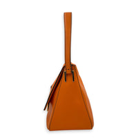 Mamma Forever Baguette Orange Shoulder Bag in Calfskin, Gold hardware