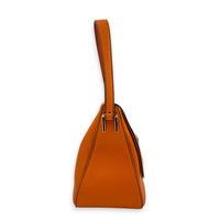 Mamma Forever Baguette Orange Shoulder Bag in Calfskin, Gold hardware