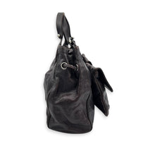2.55 Top Handle Bag Brown in Caviar Leather, Silver hardware