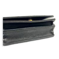 CC Charms Wallet On Chain in Lambskin, Gold hardware