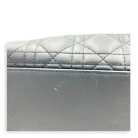 Lady Dior Top Handle Bag Black in Lambskin, Black hardware