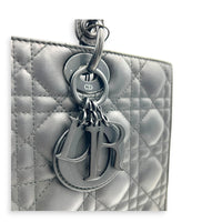 Lady Dior Top Handle Bag Black in Lambskin, Black hardware