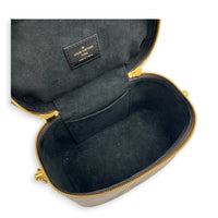 Vanity Top Handle Bag Brown in Monogram Coated Canvas, Gold hardware