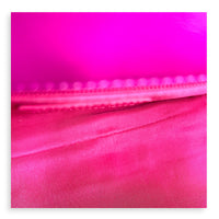 CC Thick Chain Single Flap Shoulder Bag Purple in Lambskin, Gold hardware