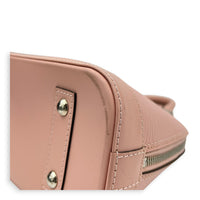 Alma Top Handle Bag Pink in Epi Leather, Silver hardware