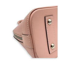 Alma Top Handle Bag Pink in Epi Leather, Silver hardware