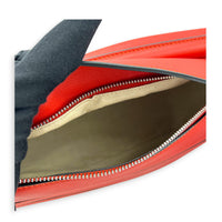 Puzzle Top Handle Bag Red in Calfskin, Silver hardware