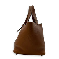 Picotin 18 Gold Top Handle Bag in Clemence, Palladium hardware