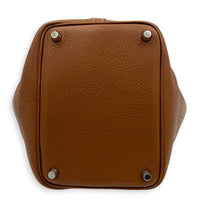 Picotin 18 Gold Top Handle Bag in Clemence, Palladium hardware