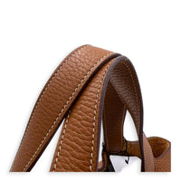 Picotin 18 Gold Top Handle Bag in Clemence, Palladium hardware