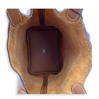 Picotin 18 Gold Top Handle Bag in Clemence, Palladium hardware