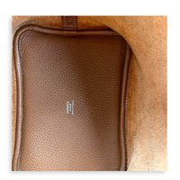 Picotin 18 Gold Top Handle Bag in Clemence, Palladium hardware