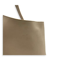Low Key Shoulder Bag Beige in Calfskin, Gold hardware
