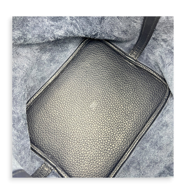 Picotin 22 Blue Bucket Bag in Clemence, Silver hardware