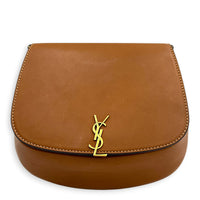 Voltaire Top Handle Bag Brown in Calfskin, Gold hardware