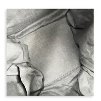 Motorcycle Convertible Grey Backpack in Calfskin, Gold hardware