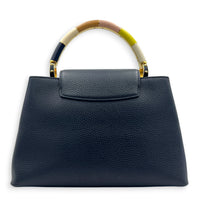 Capucines MM Kintsugi Top Handle Bag in Calfskin, Gold hardware