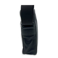 Danube Shoulder Bag Black in Calfskin, Black hardware