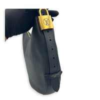 Low Key Cookie Shoulder Bag MM Black in Calfskin, Gold hardware