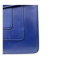 Serpenti Forever Shoulder Bag Blue in Calfskin, Gold hardware