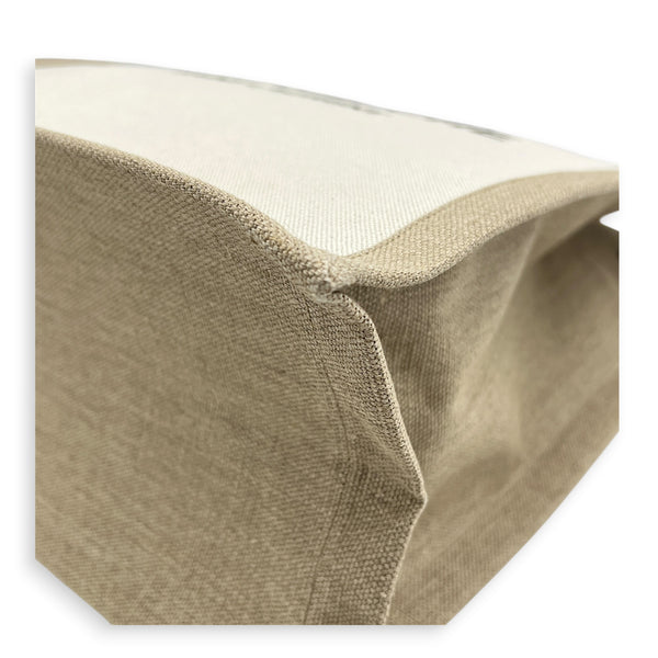 Rive Gauche Tote Bag Beige in Canvas, Silver hardware