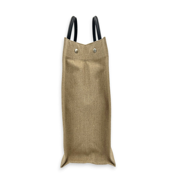 Rive Gauche Tote Bag Beige in Canvas, Silver hardware