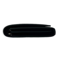 Cassandre Wallet On Chain Black in Calfskin, Silver hardware