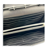 Cassandre Wallet On Chain Black in Calfskin, Silver hardware