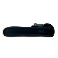 Kelly Cut Bleu de Prusse Clutch in Swift, Gold hardware