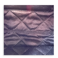 22 Tote Shoulder Bag Purple in Tweed, Gold hardware