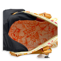 Speedy Bandouliere Top Handle Bag 20 By The Pool in Monogram Coated Canvas, Gold hardware